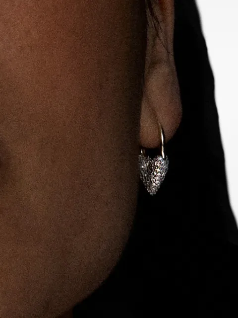 Otiumberg Heart Roscida diamond earrings