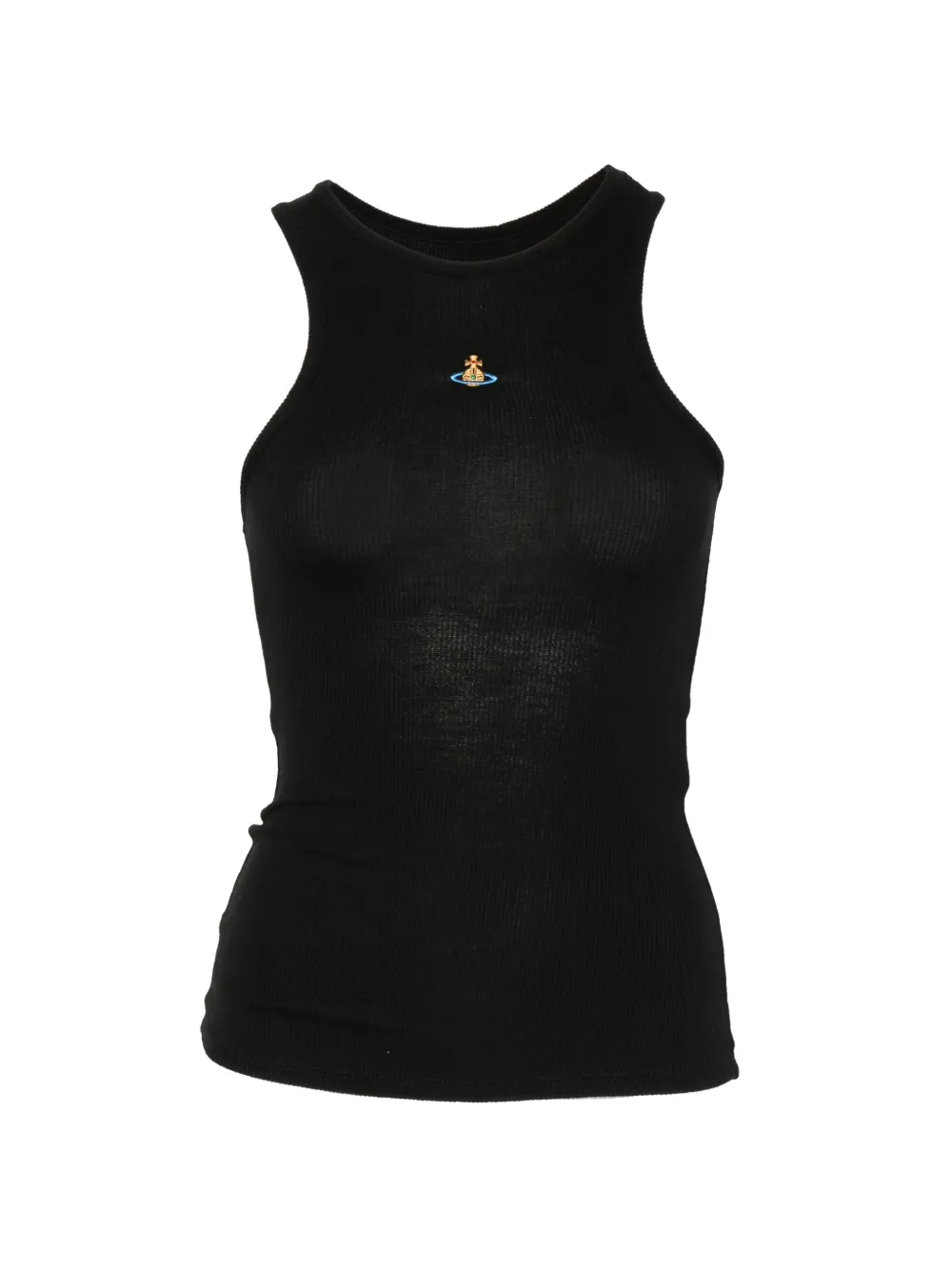 Vivienne Westwood 90s Orb-embroidered tank top - Schwarz