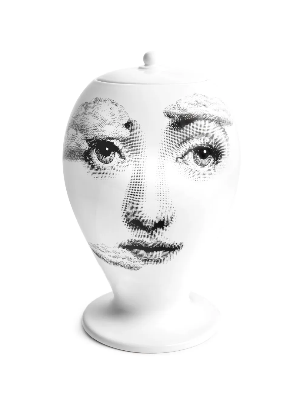 Fornasetti Forn Between the Clouds Vase - Weiß