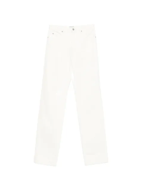 CALVIN KLEIN COLLECTION logo-patch jeans