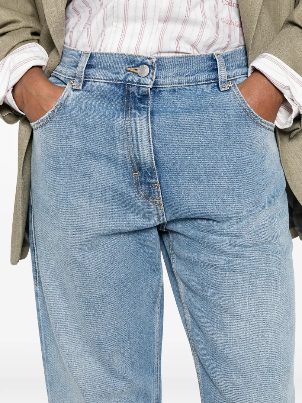 CALVIN KLEIN COLLECTION faded-effect Jeans | Blue | FARFETCH from CALVIN KLEIN COLLECTION