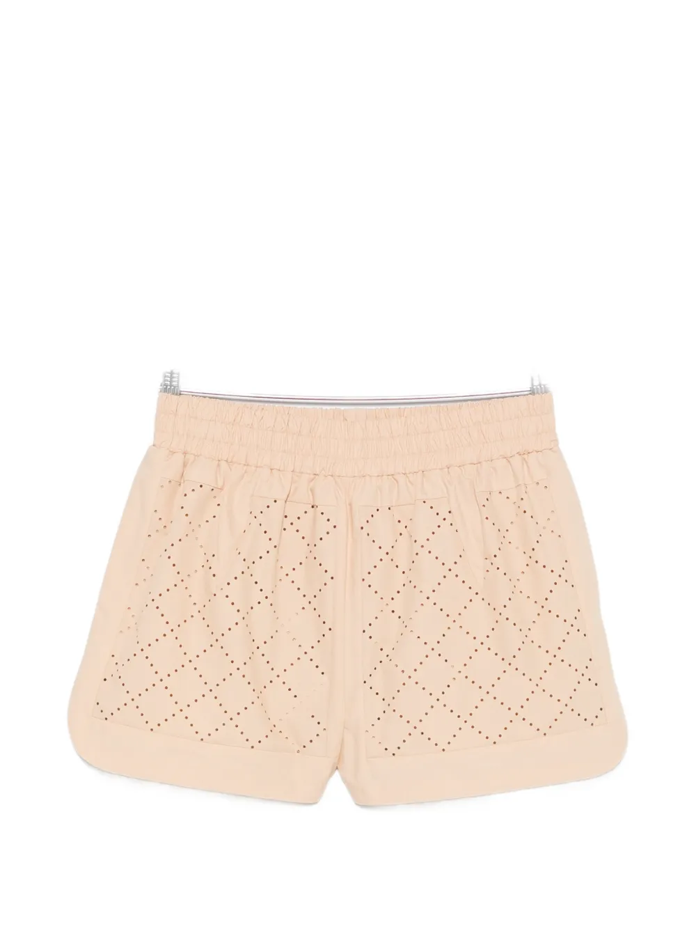 FENDI Argyle perforated shorts - Toni neutri