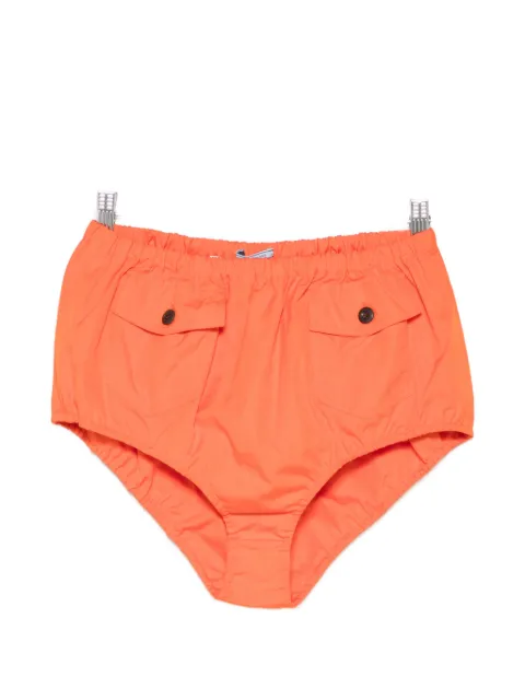 Prada button flap pocket shorts