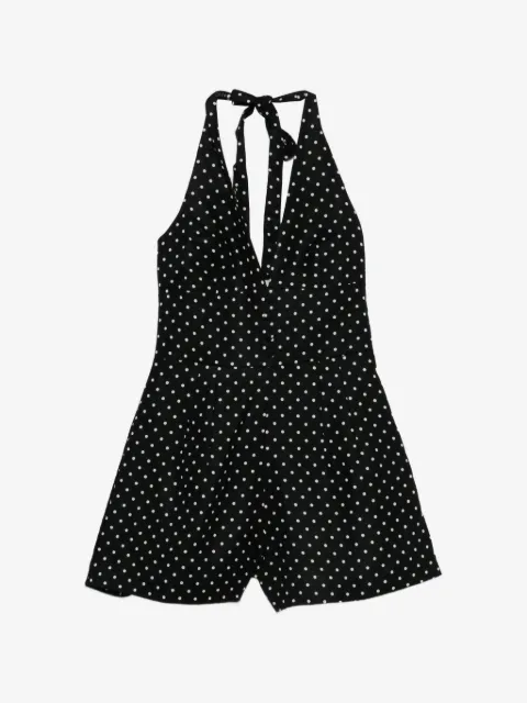 Faithfull Sofia polka-dot playsuit