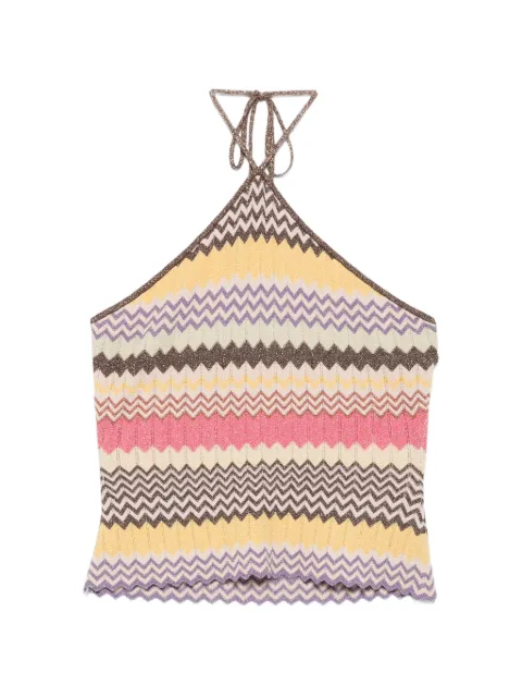 Faithfull Ria chevron-knit top