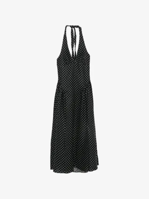 Faithfull La Cala polka-dot midi dress