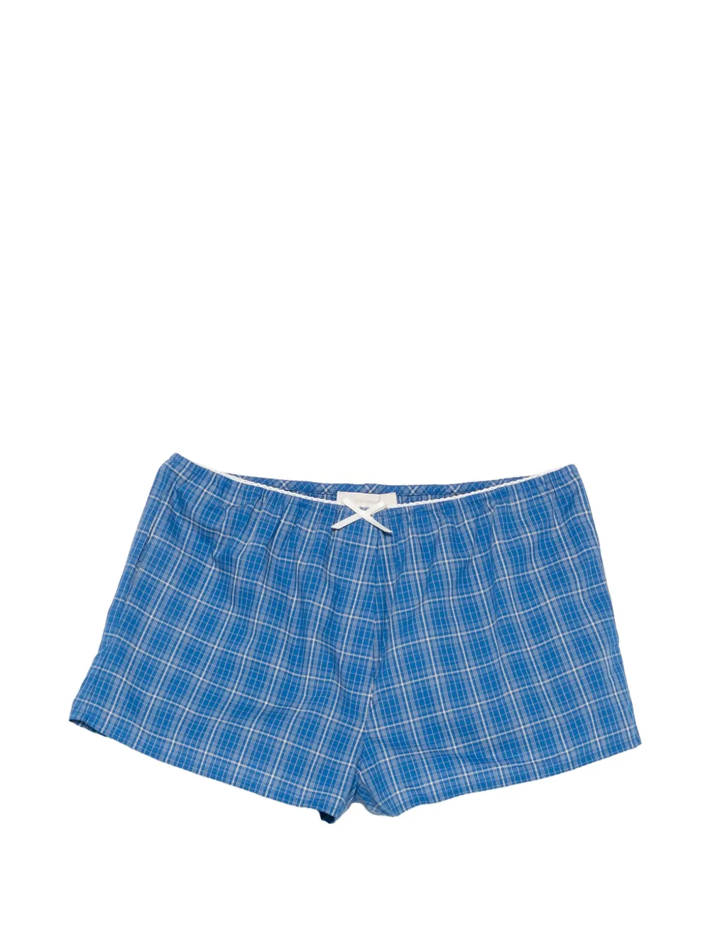Faithfull Shorts Leya a quadri - Blu