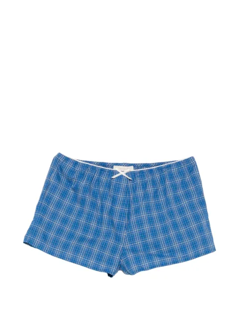 Faithfull the Brand Leya checkered shorts