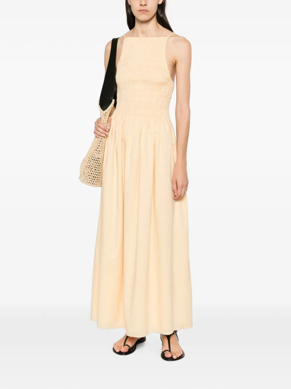 Faithfull Laia maxi-jurk Geel
