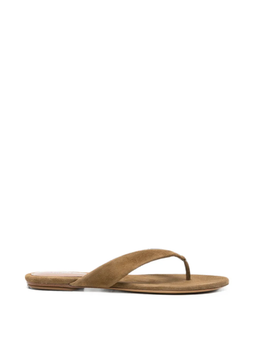 Le Monde Beryl suede thong flat sandals Bruin