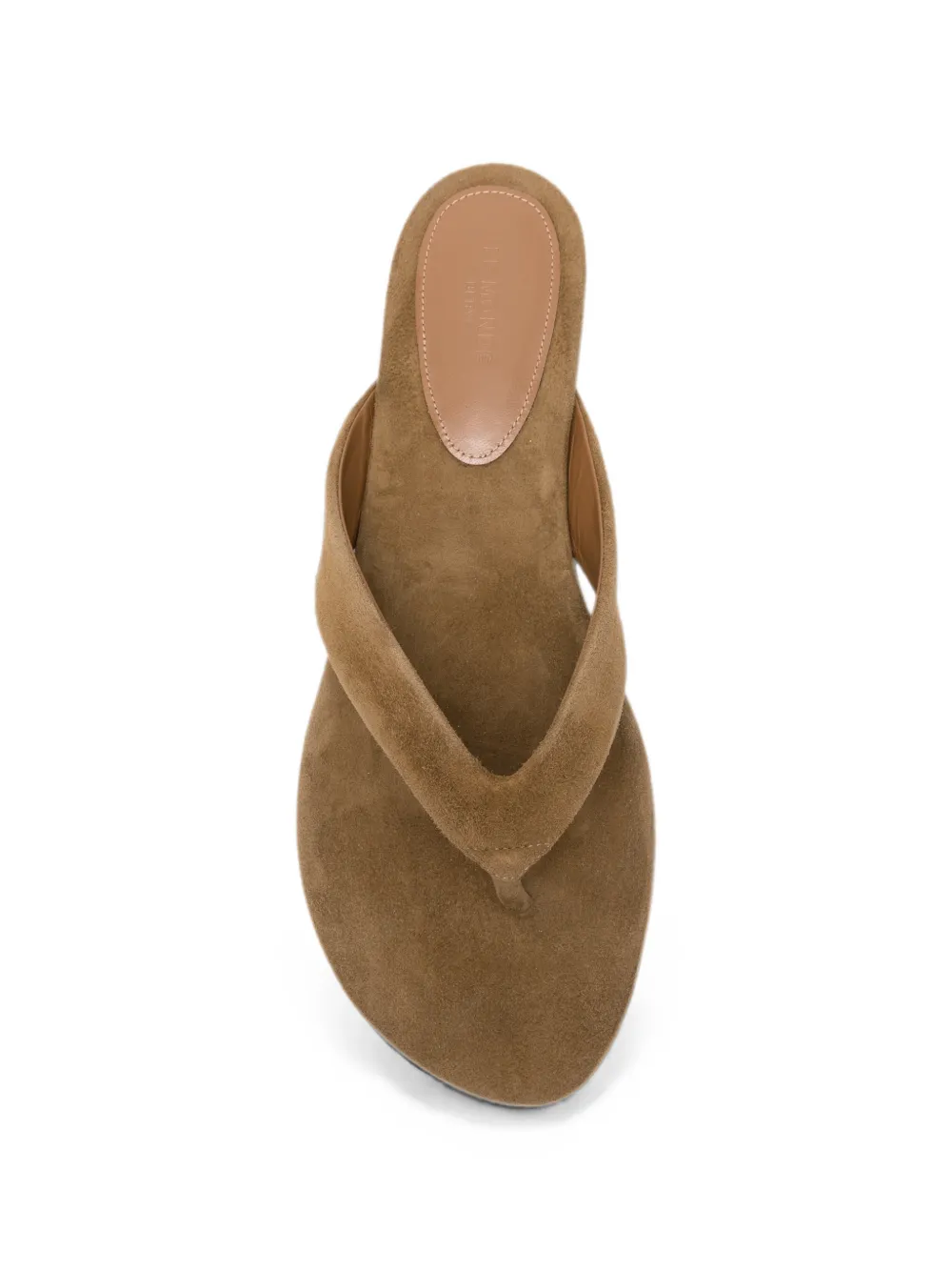 Le Monde Beryl suede thong flat sandals Bruin