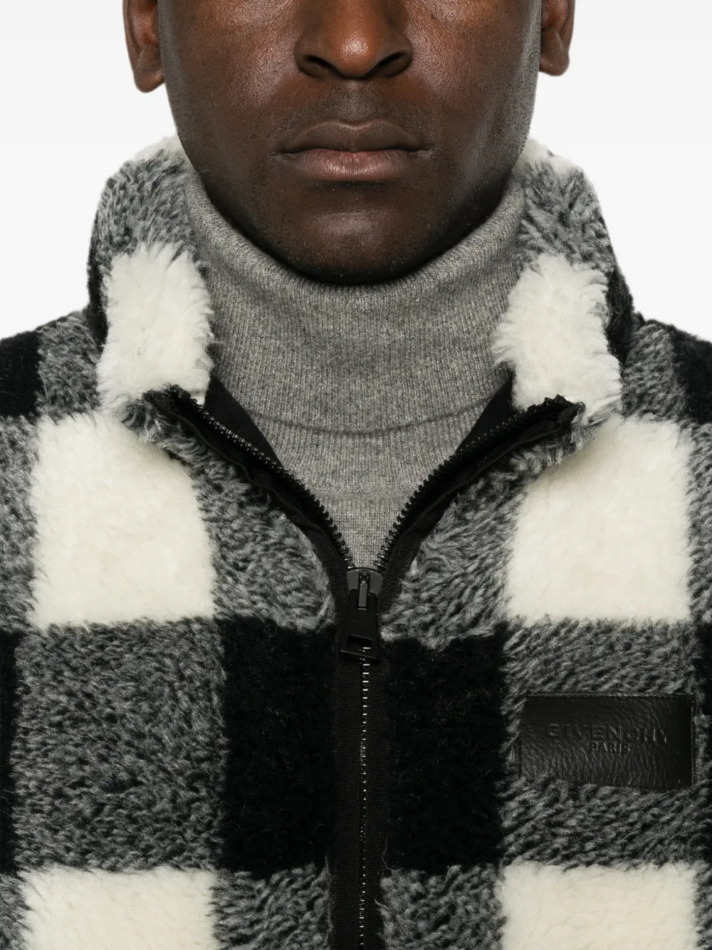 Givenchy Geruit jack Zwart