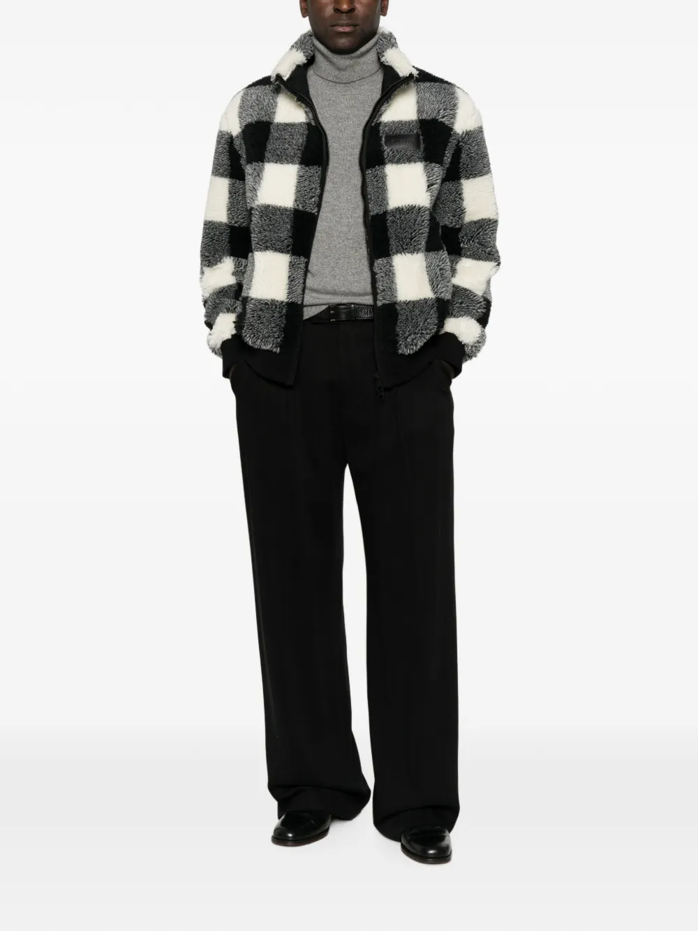 Givenchy Geruit jack Zwart