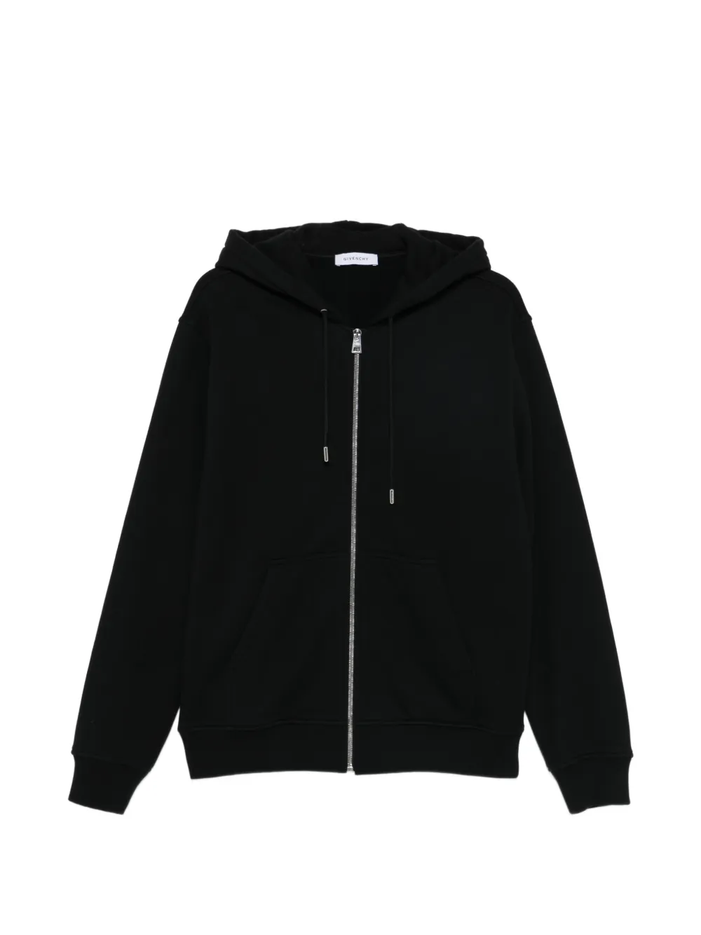 Givenchy logo-print zip-up hoodie - Nero