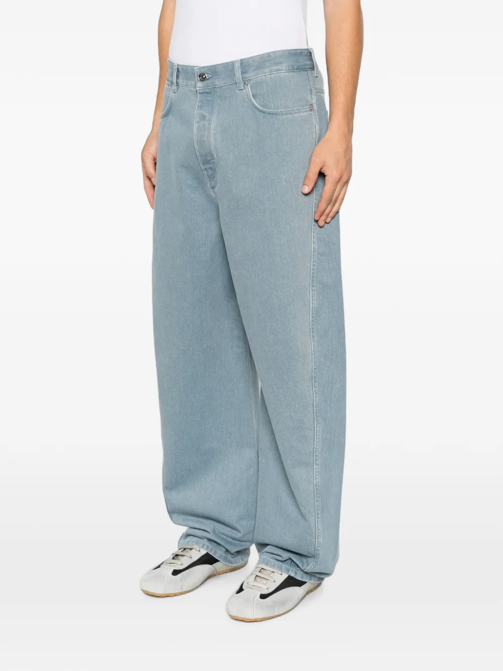  Givenchy Tapered Baggy Jeans - Azul 