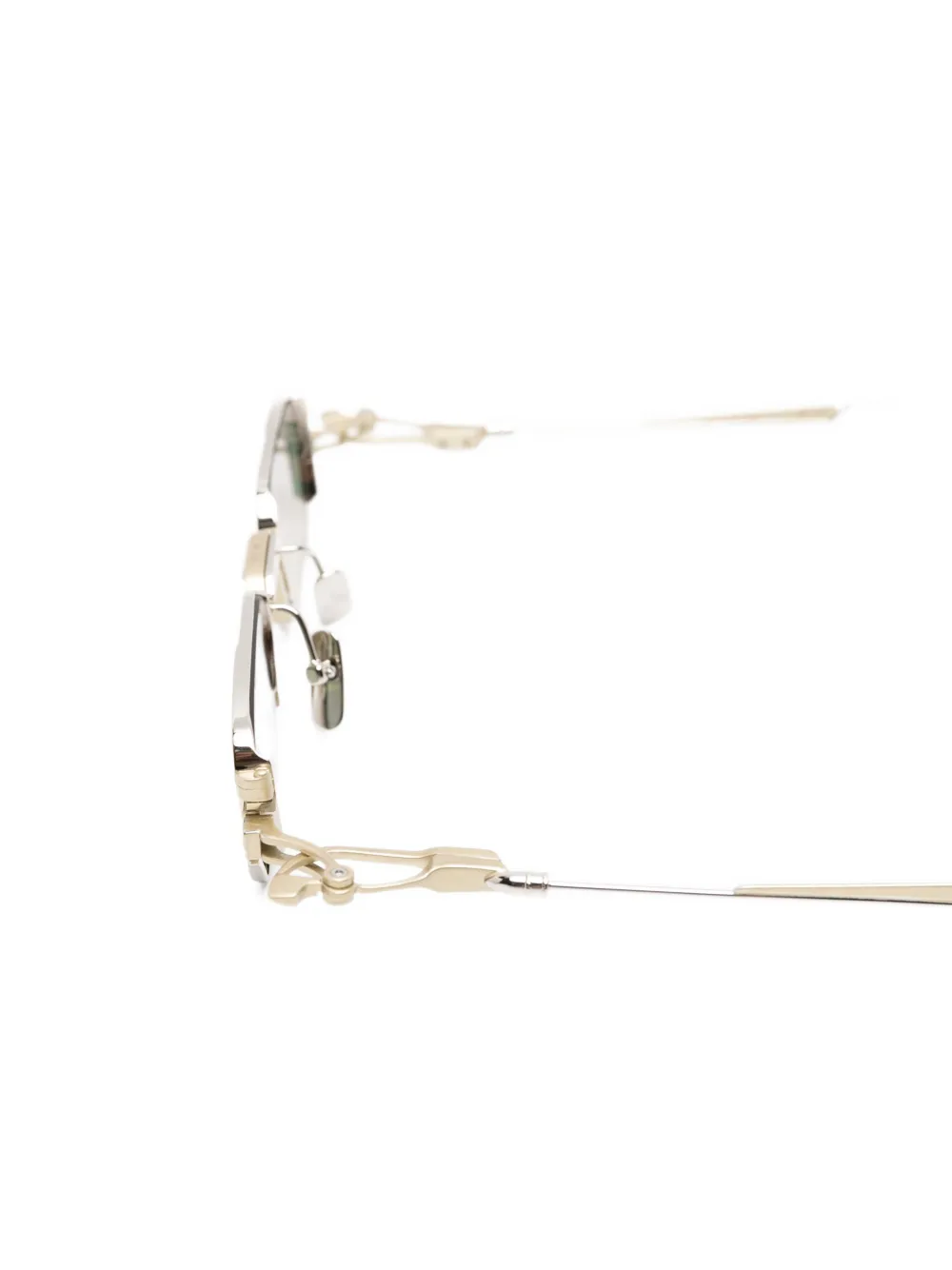  Voa Collective Geometric Frame Sunglasses - Gold 