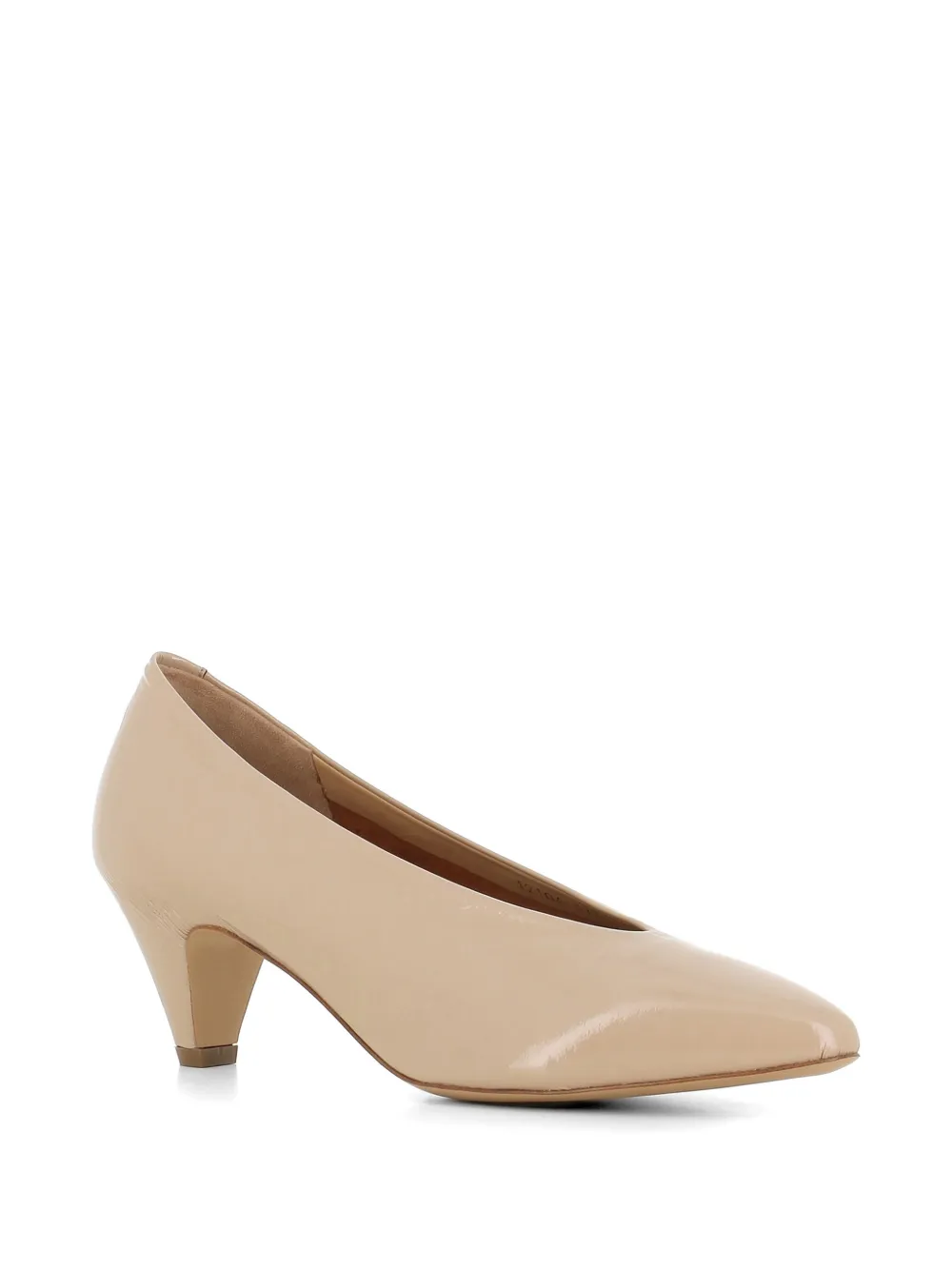 Del Carlo Pumps met puntige neus Beige