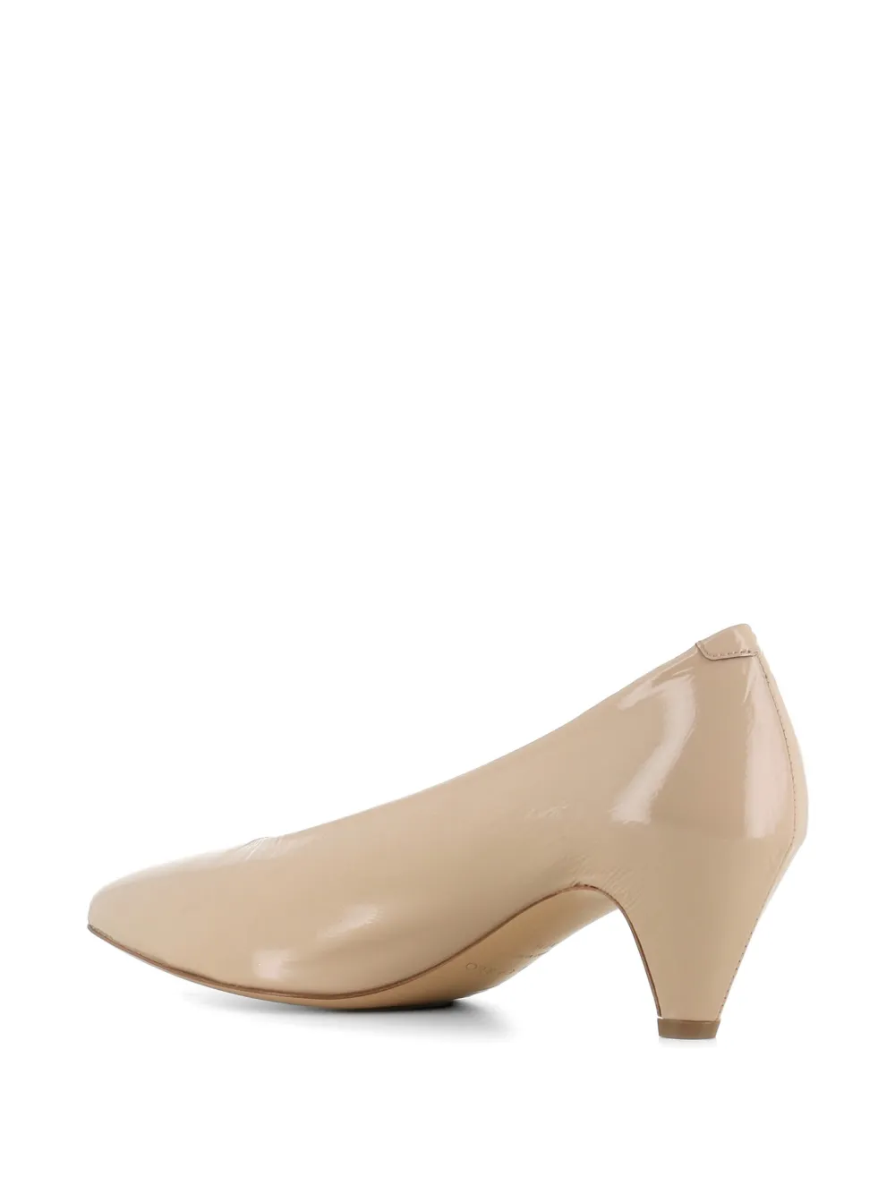 Del Carlo Pumps met puntige neus Beige