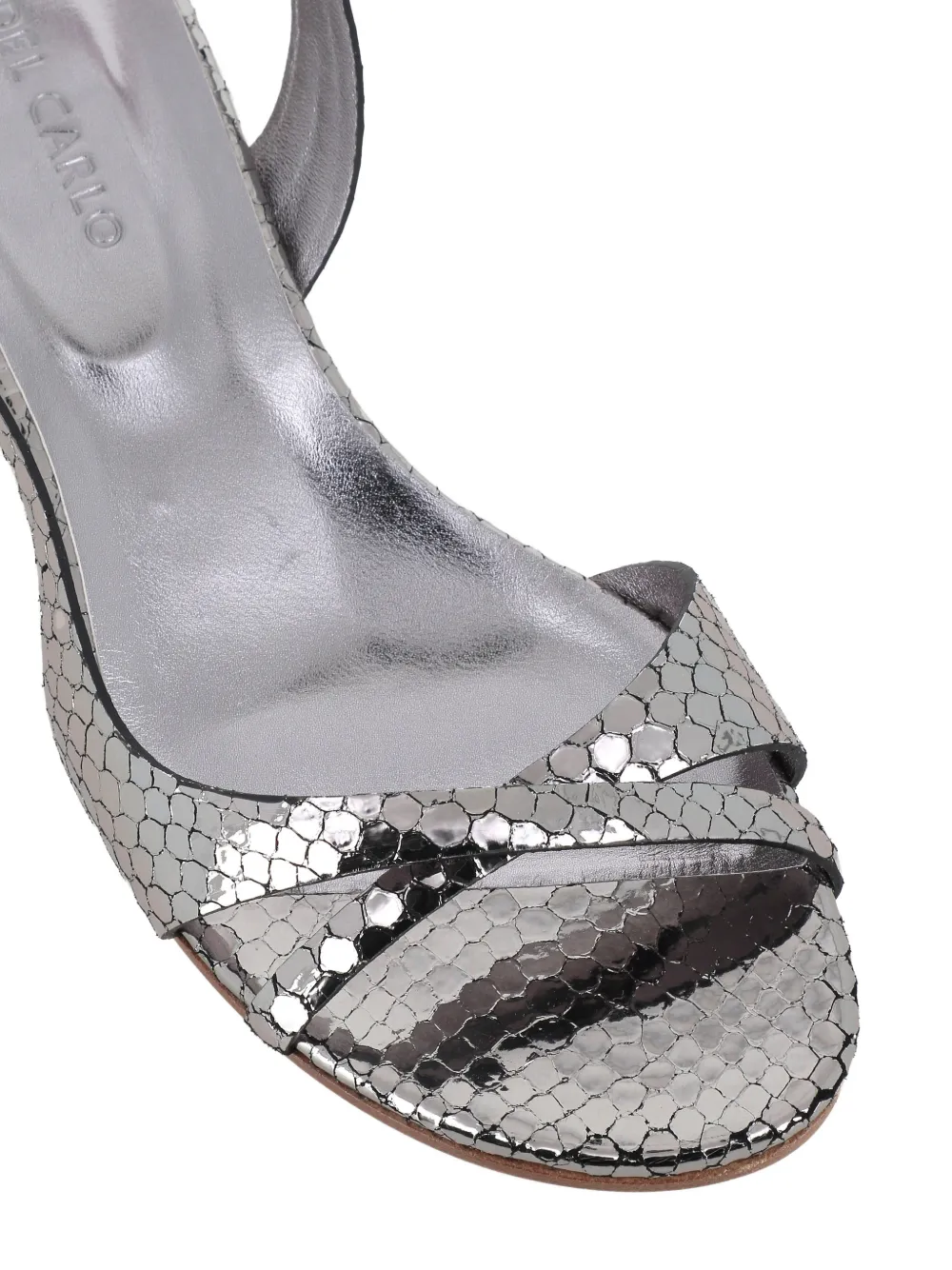 Del Carlo Sandalen met gesp Zilver