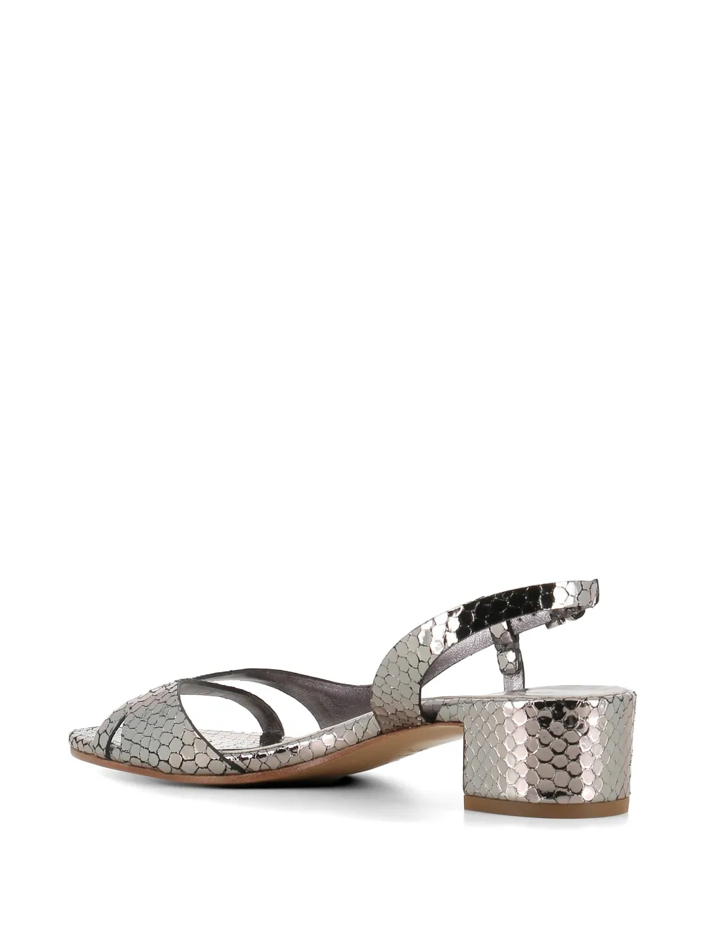 Del Carlo Sandalen met gesp Zilver