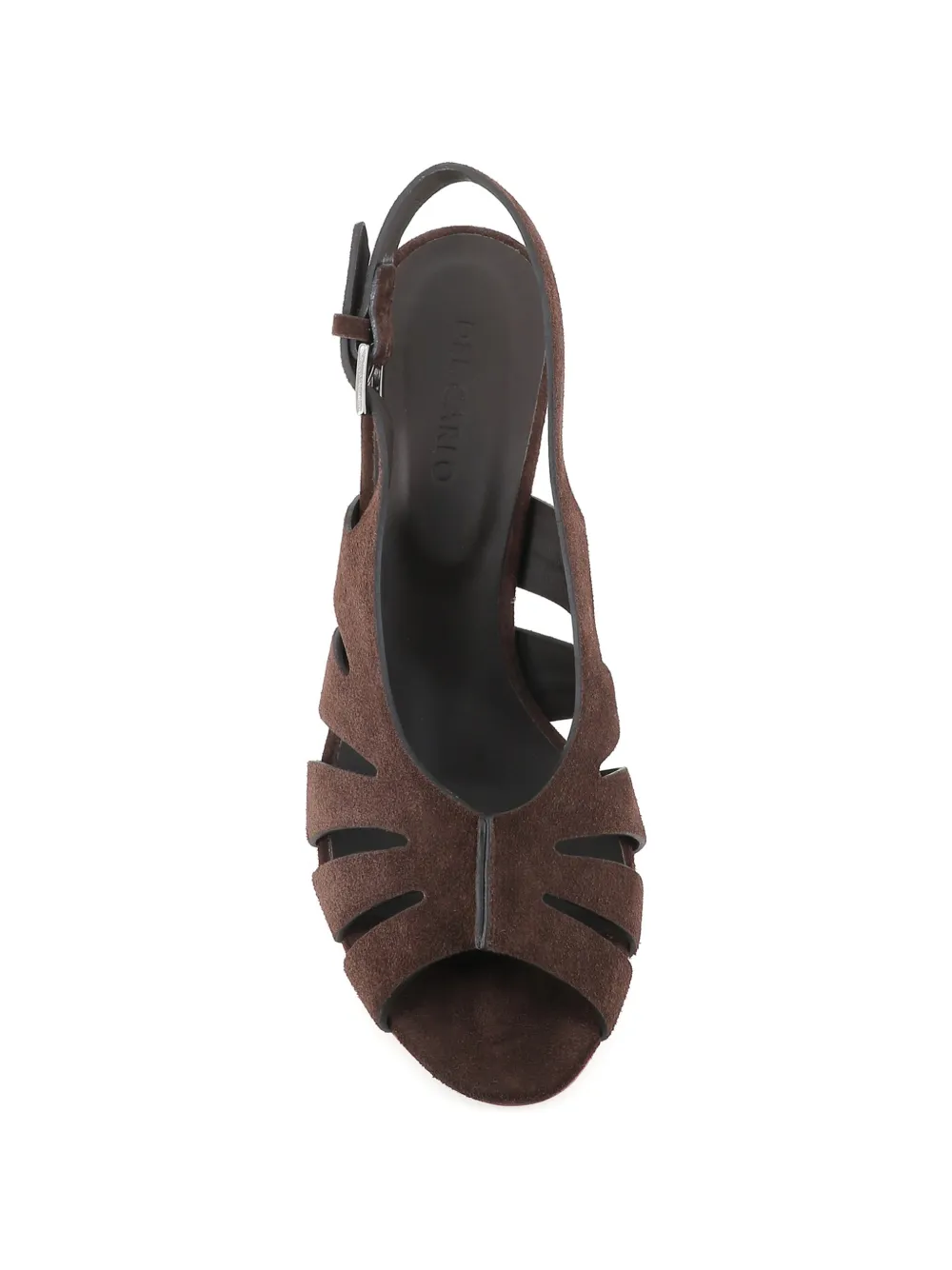 Del Carlo cut-out slingback sandals Bruin