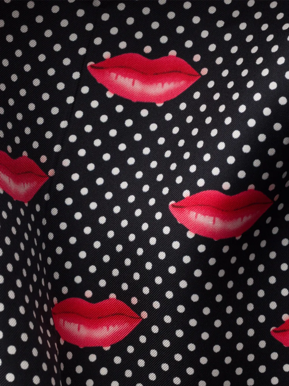 Prada Zijde-twill sjaal met print Zwart