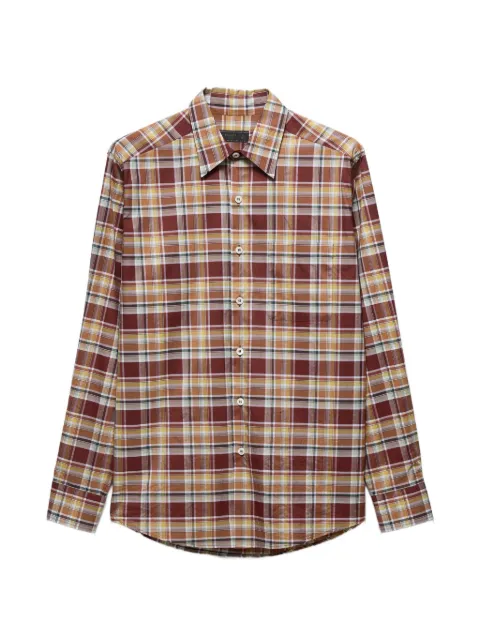 Prada Checked cotton shirt
