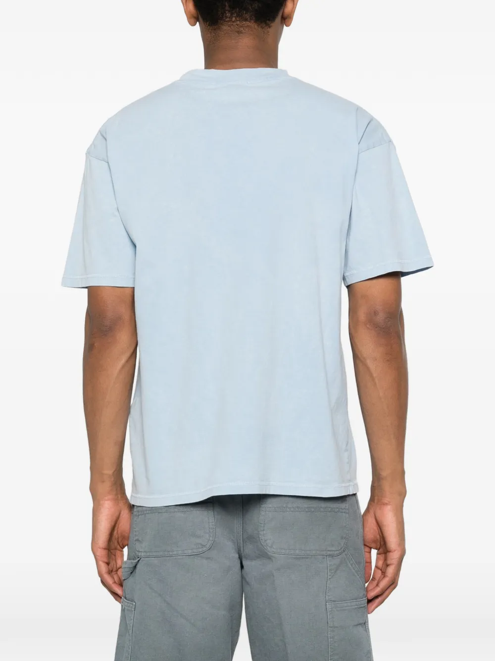 Represent Western Initial T-shirt met borduurwerk Blauw