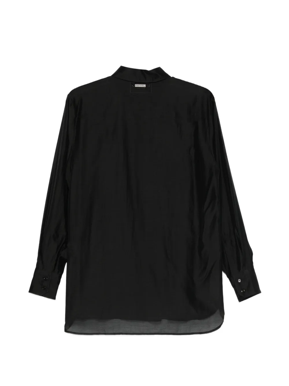  Iceberg Floral-embroidered Shirt - Black 