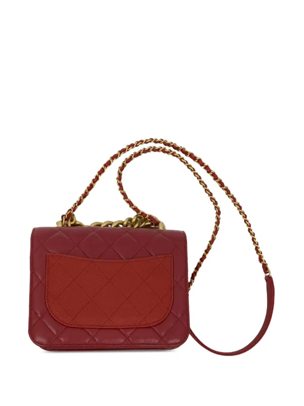 CHANEL Pre-Owned 2019 ミニ マトラッセ カーフスキン＆キャビア