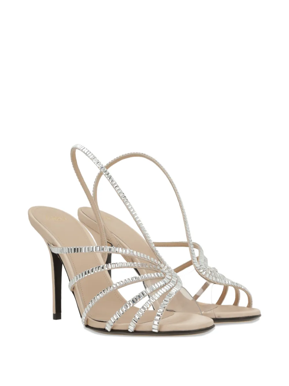 Alevì Star crystal-embellishment sandals Beige
