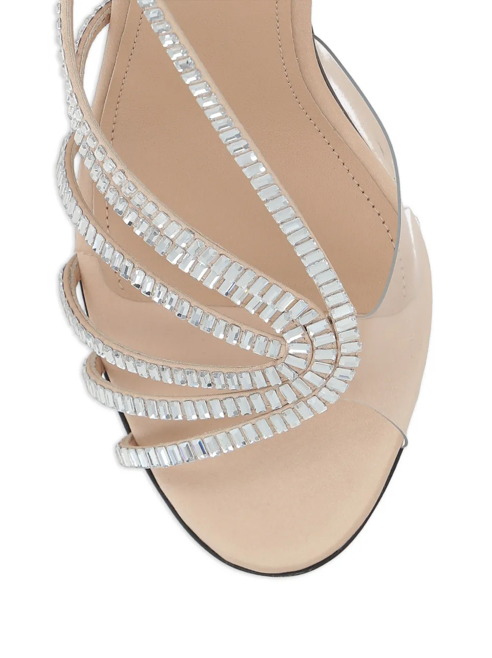 Alevì Star crystal-embellishment sandals Beige
