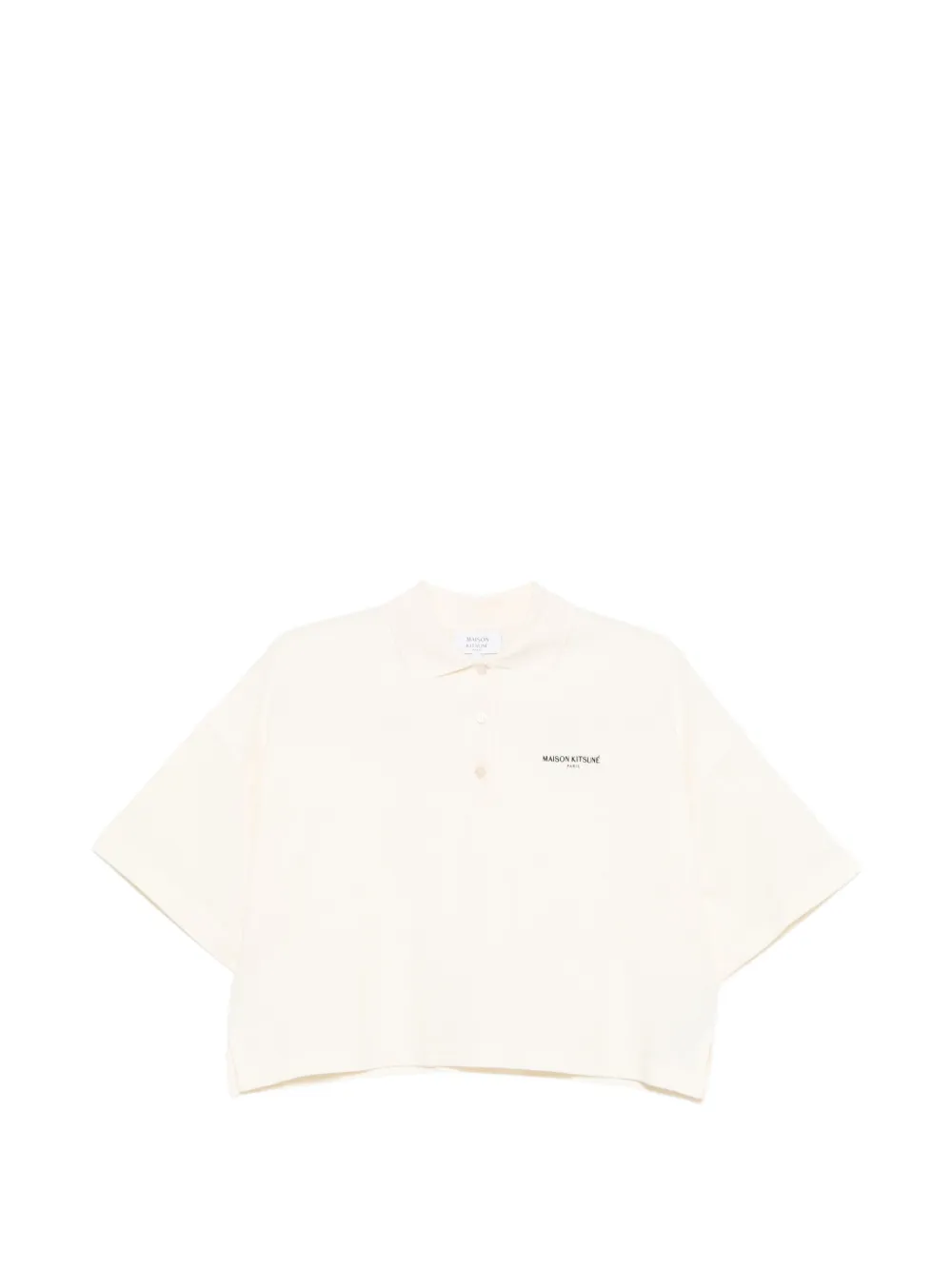 Maison Kitsuné buttoned polo shirt - Toni neutri
