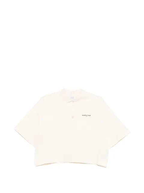 Maison Kitsuné Poloshirt mit Knopfleiste