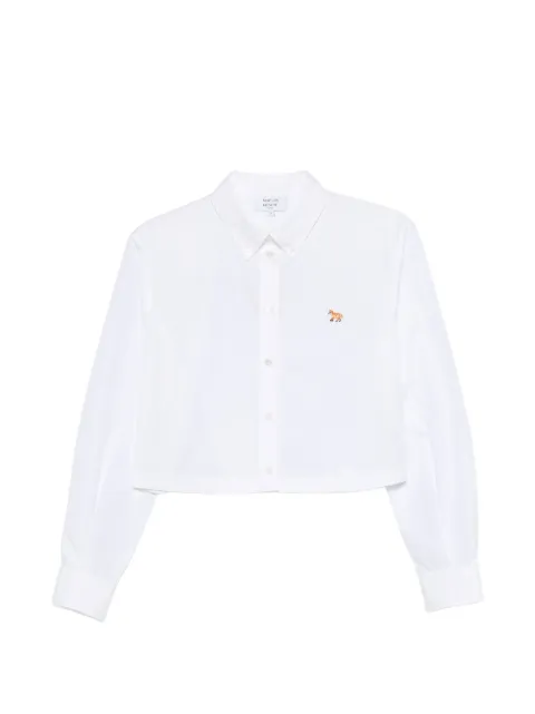 Maison Kitsuné baby-fox cropped shirt