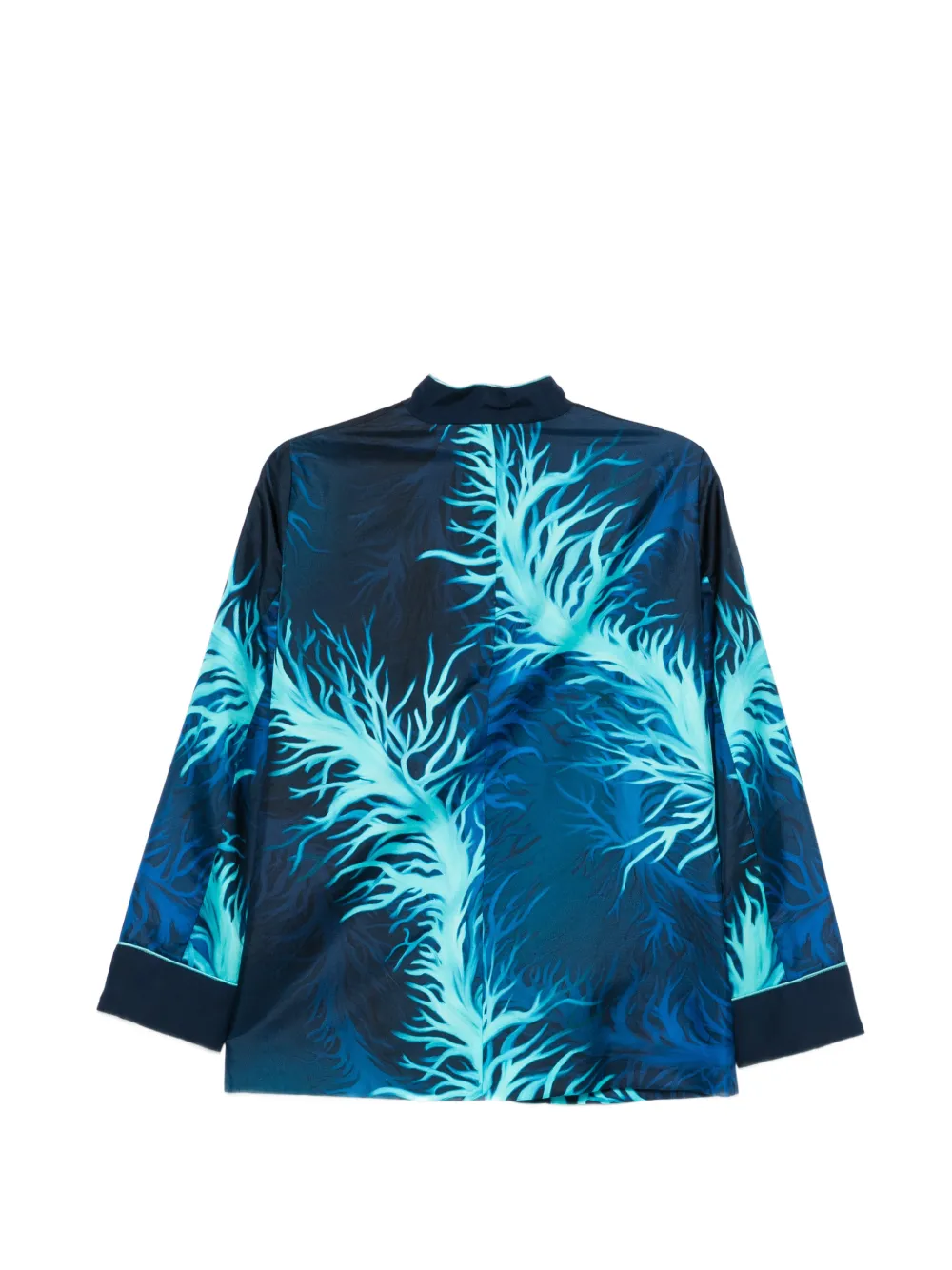 Buttoned Printed Jacket