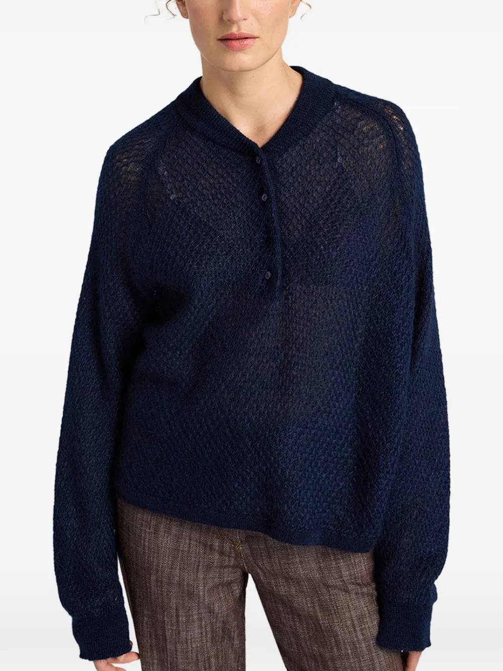  Momoni Honeycomb Jumper - Blue 