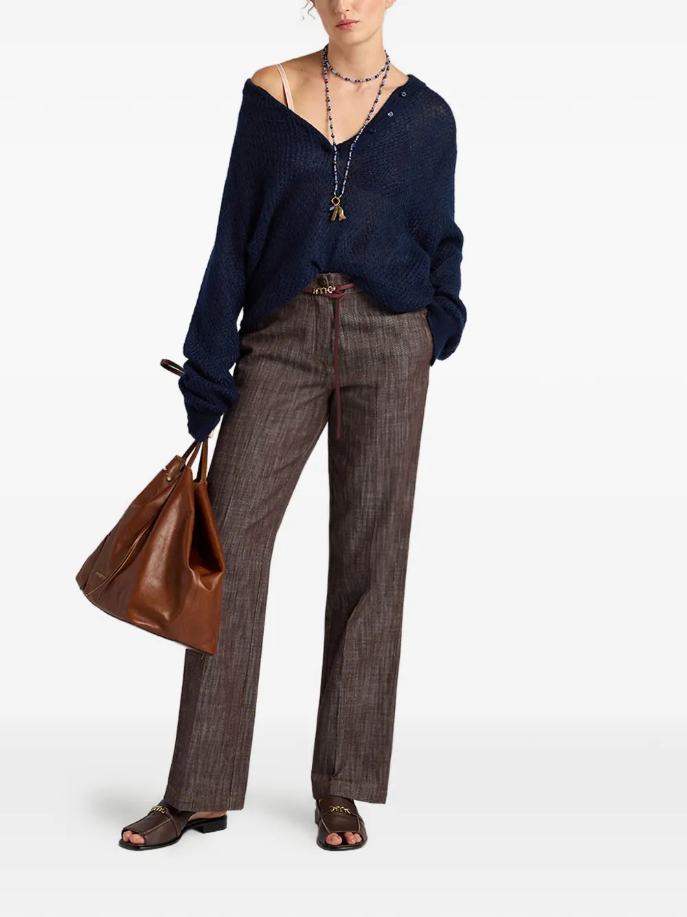  Momoni Honeycomb Jumper - Blue 