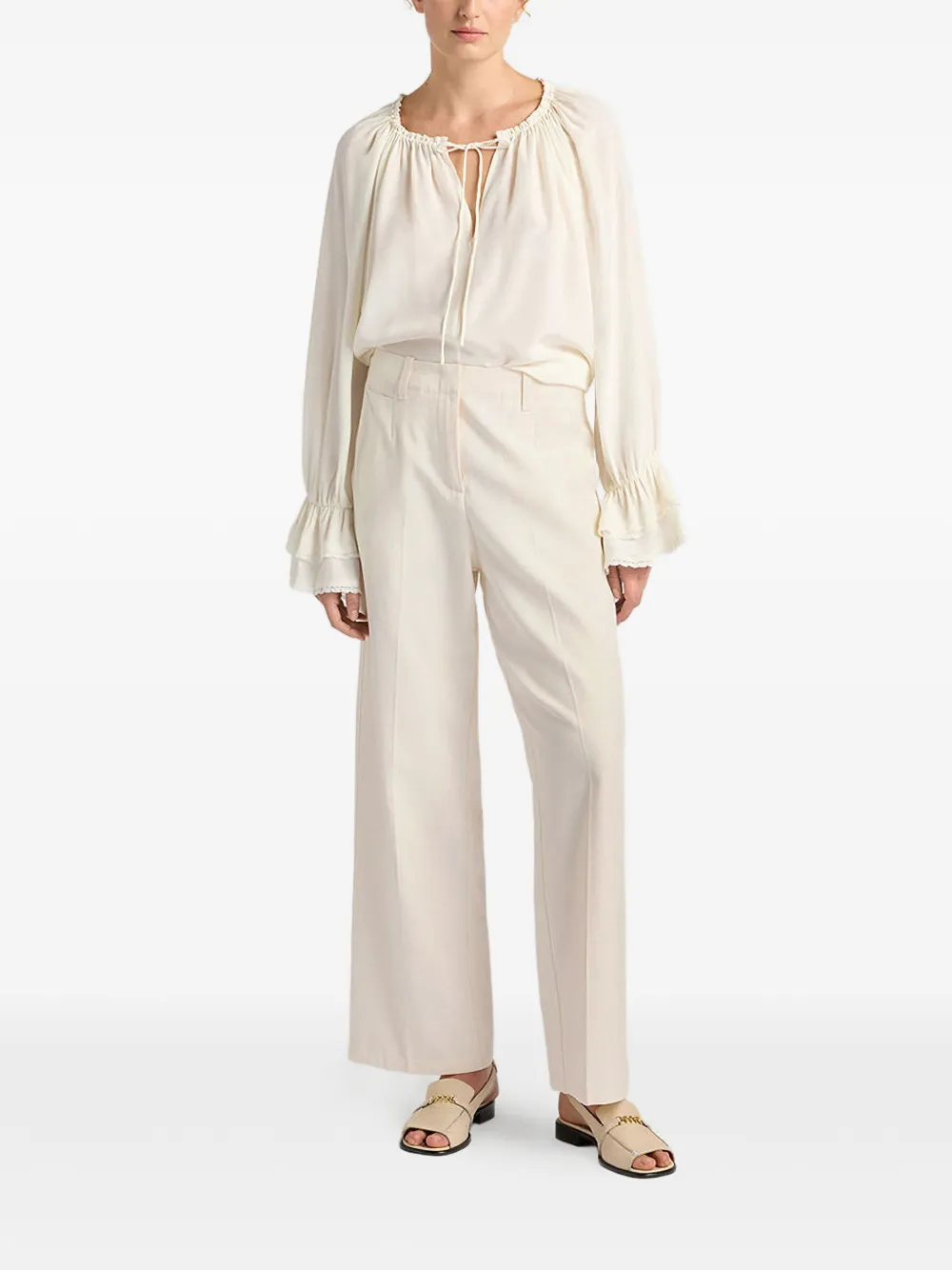  Momoni Leon Tailored Trousers - Neutrals 