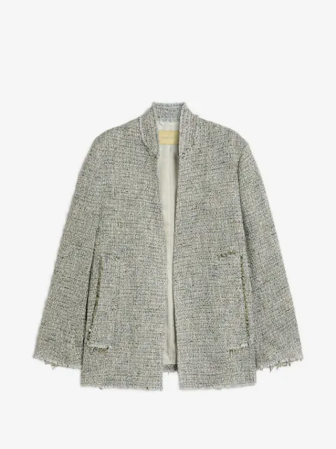 MOMONÌ Catalina frayed collarless jacket