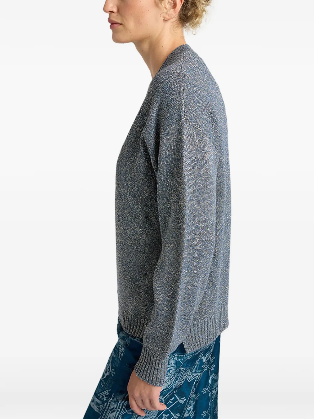 William Seamless V-Neck Sweater