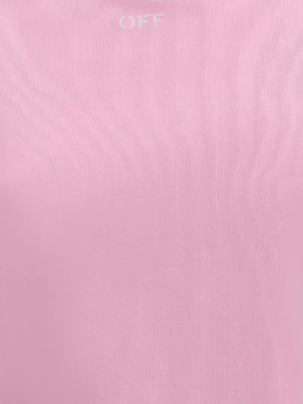 Off-White Spray Off Stamp boxy T-shirt Roze