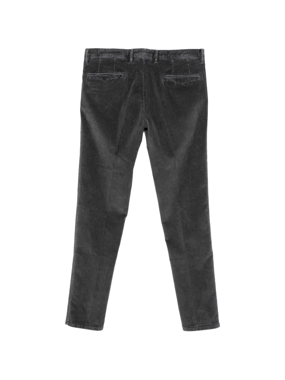 Incotex Ribfluwelen broek Grijs