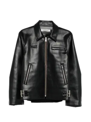 MM6 Maison Margiela ライダースジャケット | ブラック | FARFETCH JP