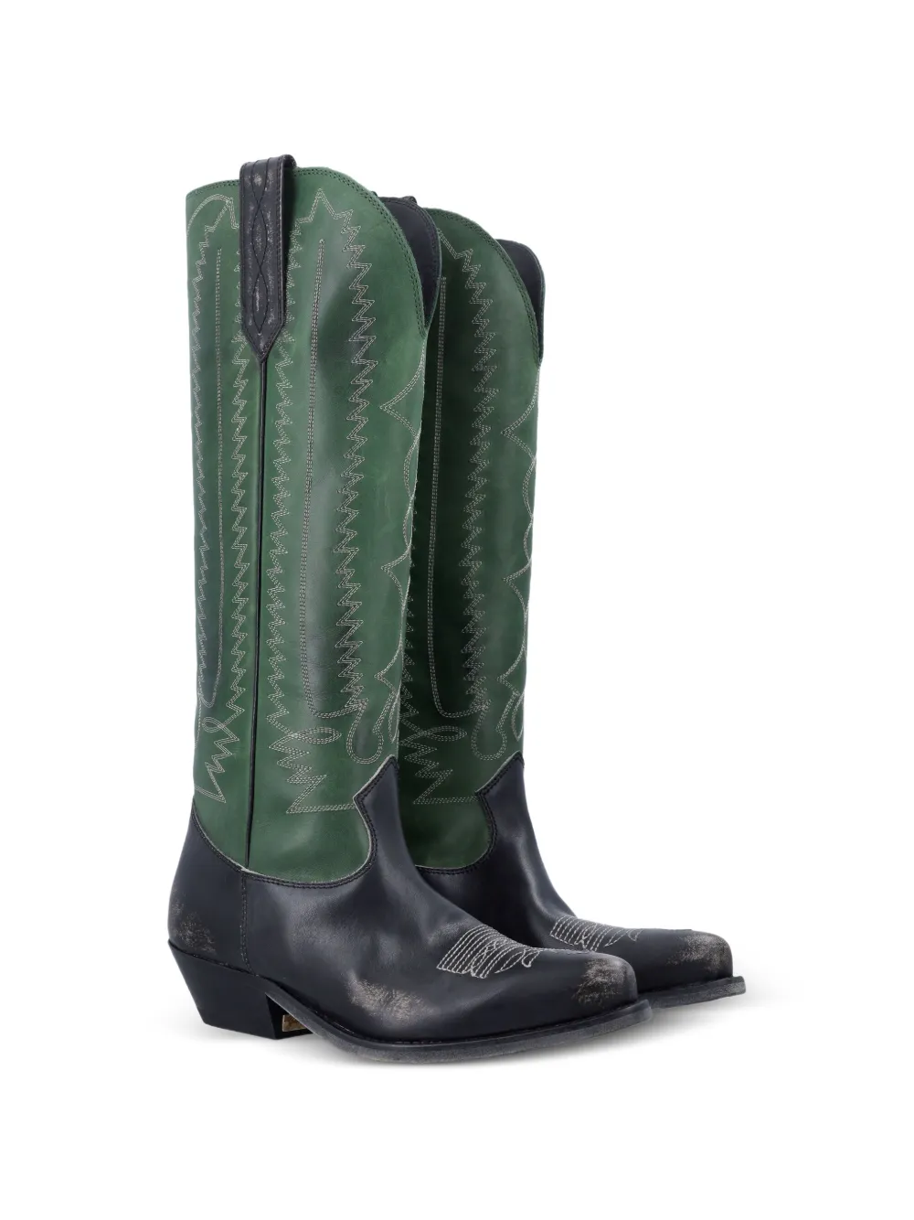  Golden Goose Botas Wish Star - Verde 