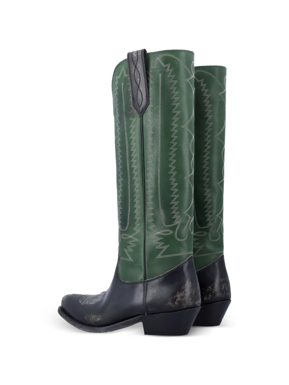  Golden Goose Botas Wish Star - Verde 