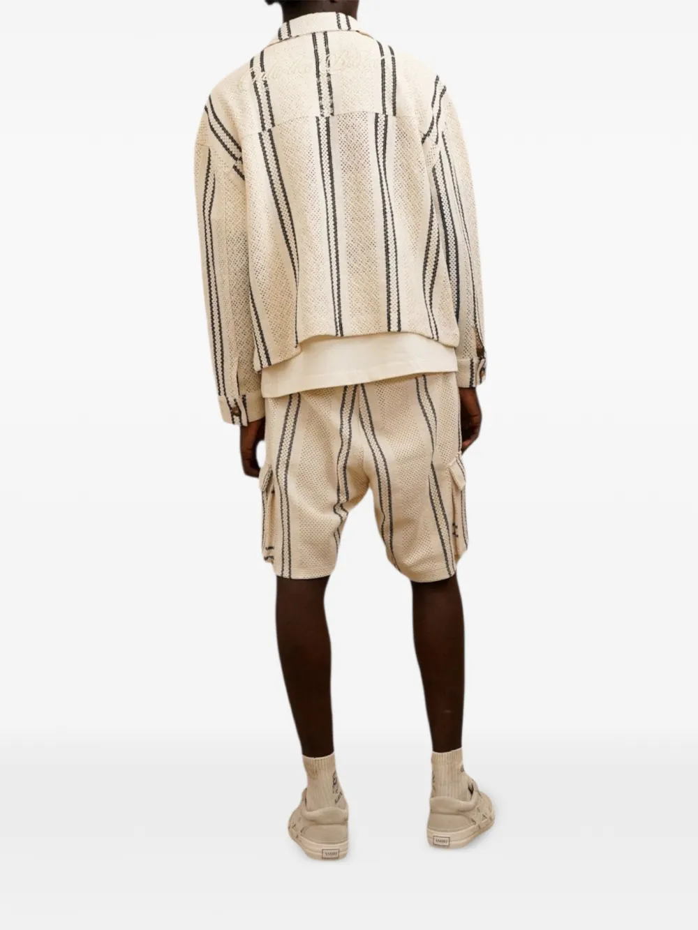  Only The Blind Striped Cargo Short - Neutrals 