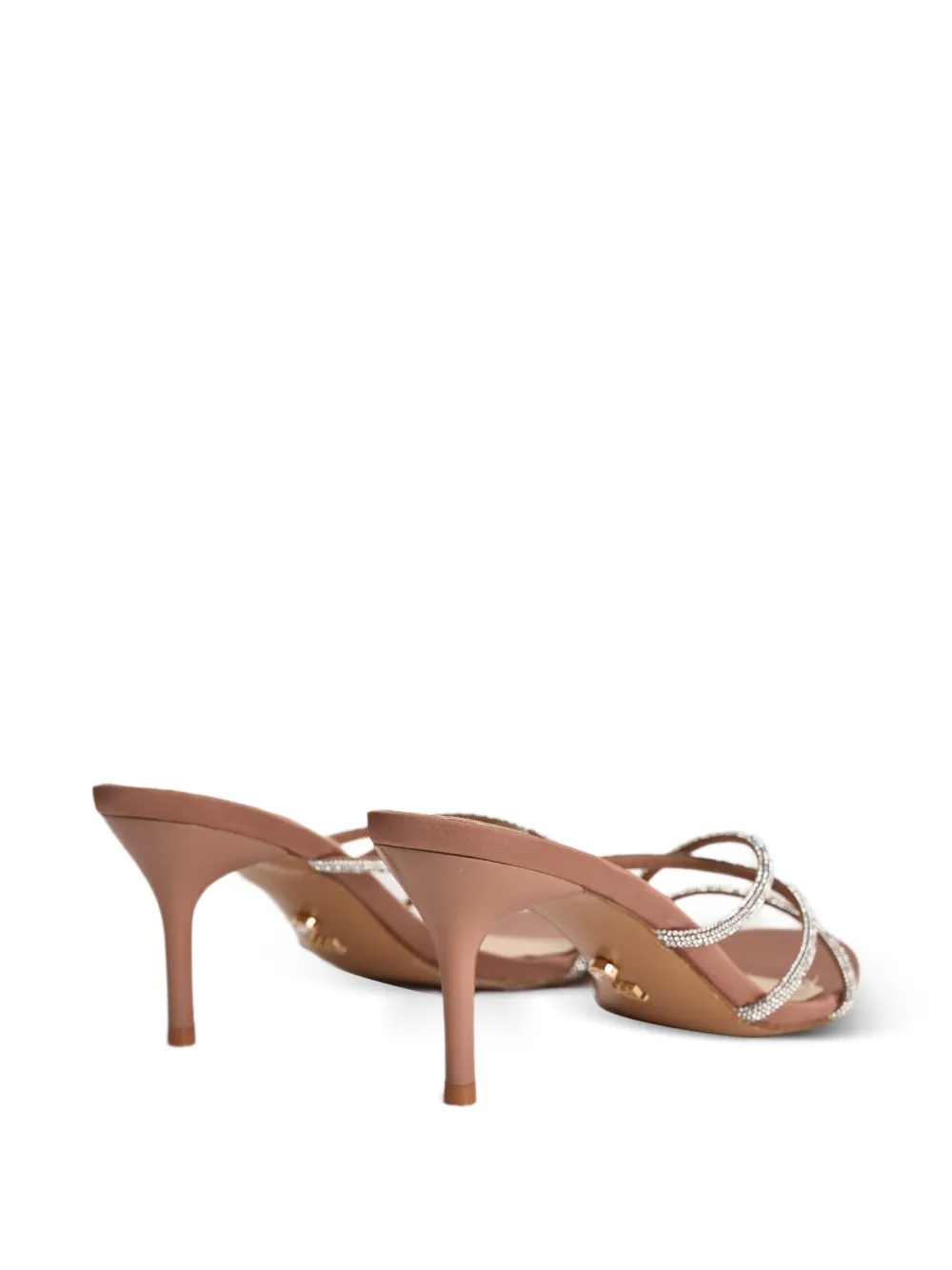 TWENTY FOURHAITCH Sandalen verfraaid met kristallen Bruin