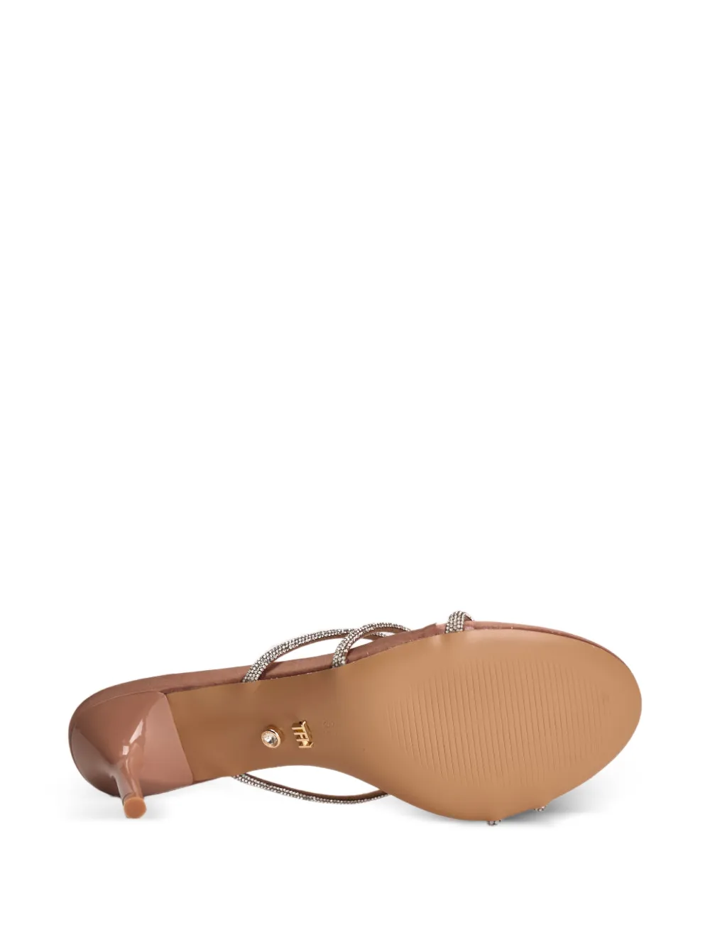 TWENTY FOURHAITCH Sandalen verfraaid met kristallen Bruin