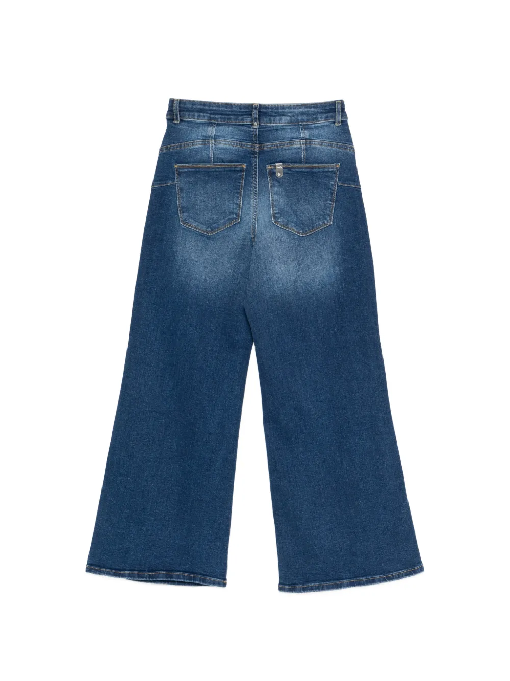 Liu Jo Kids Jeans met riemlussen Blauw